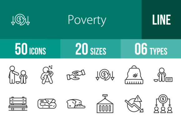 50 Poverty Line Icons: A Designer’s Honest Look for Embroidery Projects