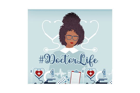 African American Woman Doctor Tumbler Design Review