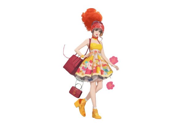 Fashion Cartoon Design, Real Embroidery Smarts