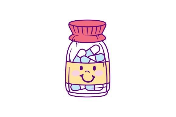 Kawaii Pill Bottle Embroidery Design Review