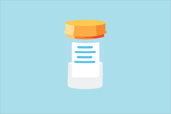 Medical Bottle Icon Graphic: A Designer's Real Stitch Test