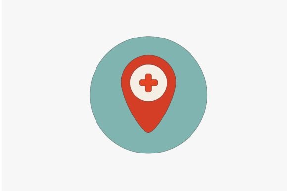 Medical Nurse Icon Simple 8: A Clean Design for Real Stitching