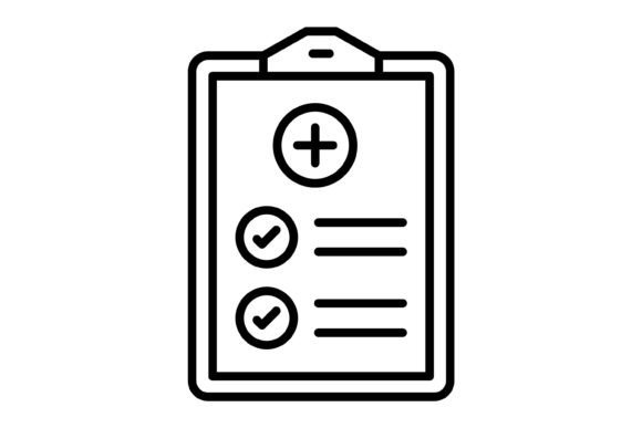 Medical Prescription Outline Icon – Embroidery Design Review