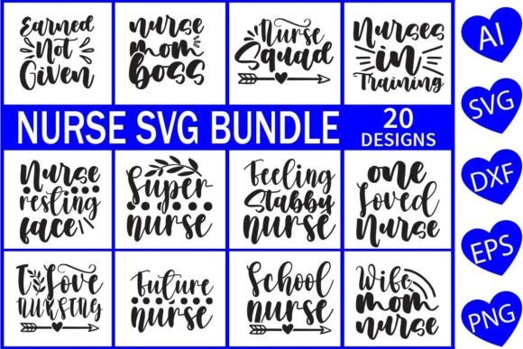 Nurse SVG Bundle Vol. 5: A Working Designer's Review