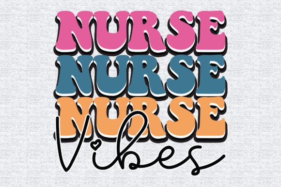 Nurse Vibes Retro: A Designer’s Honest Look at This Word Art for Real Embroidery Projects