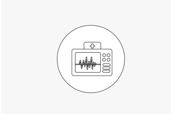 Outline Nurse Medical Simple 9: A Clean Embroidery Asset